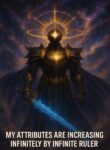 My Attributes Are Increasing Infinitely - Official Web Novel Cover By Author 'Infinite_ruler'