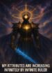 My Attributes Are Increasing Infinitely - Official Web Novel Cover By Author 'Infinite_ruler'