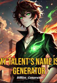 My Talent’s Name Is Generator - Official Web Novel Cover By Author 'My Talent's Name Is Generator'