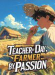 Teacher By Day, Farmer By Passion - Official Web Novel Cover By Author 'Whimsical_clown'